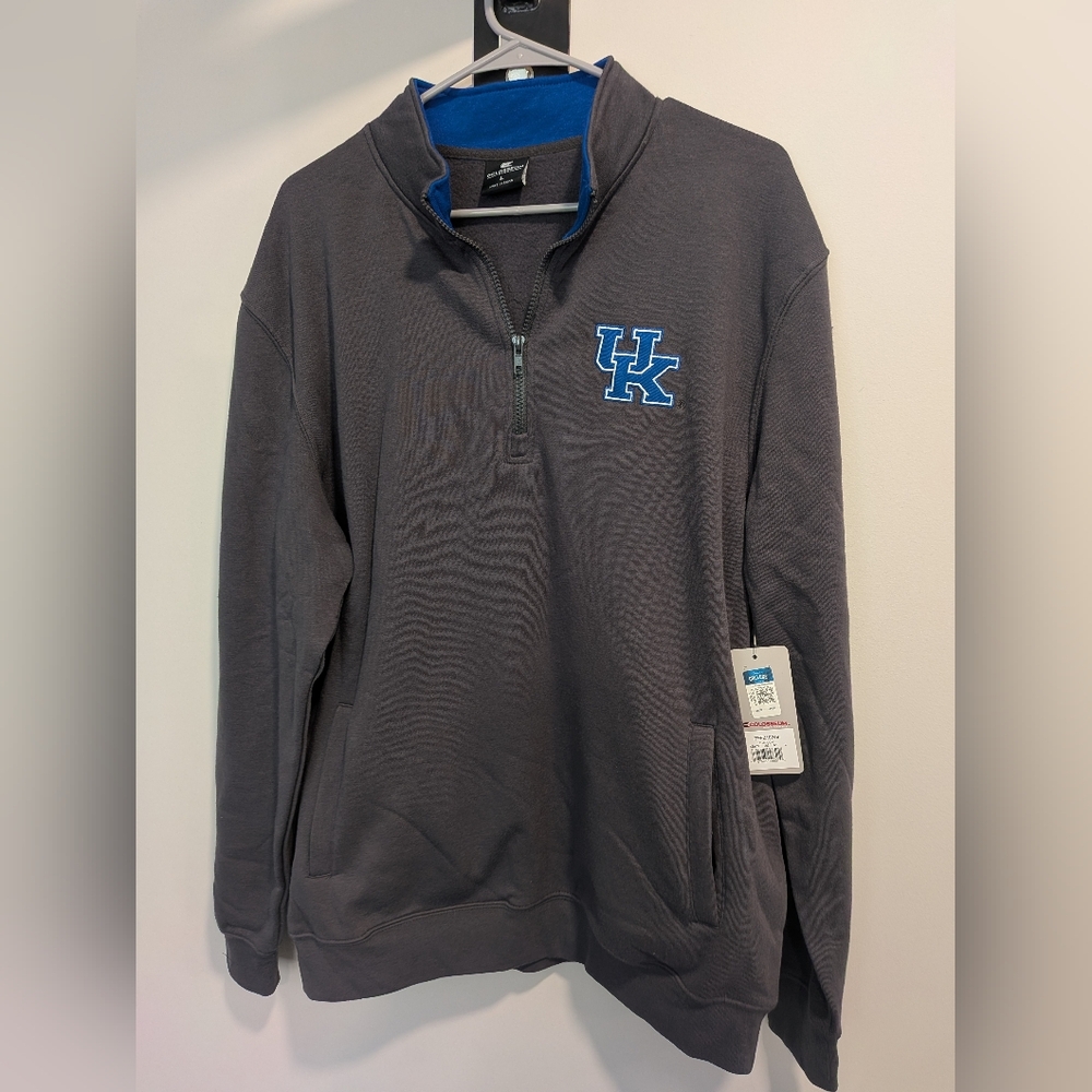 NWT Kentucky Wildcats Quarter-Zip W/ FREE HAT